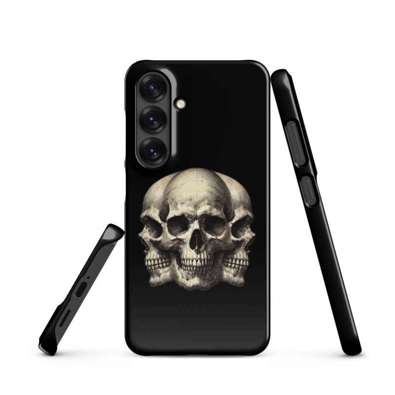 Dreifacher Totenschädel Snapcase Samsung®-Hülle – Accessoires – klamottn.de