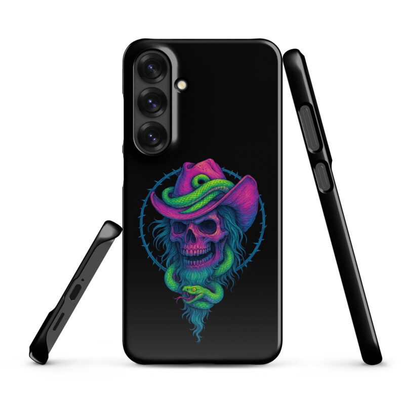 Schädelcowboy mit Schlange Snapcase Samsung®-Hülle – Accessoires – klamottn.de