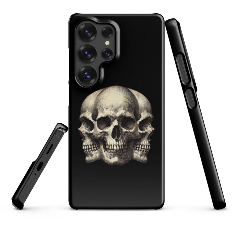 Dreifacher Totenschädel Snapcase Samsung®-Hülle – Accessoires – klamottn.de