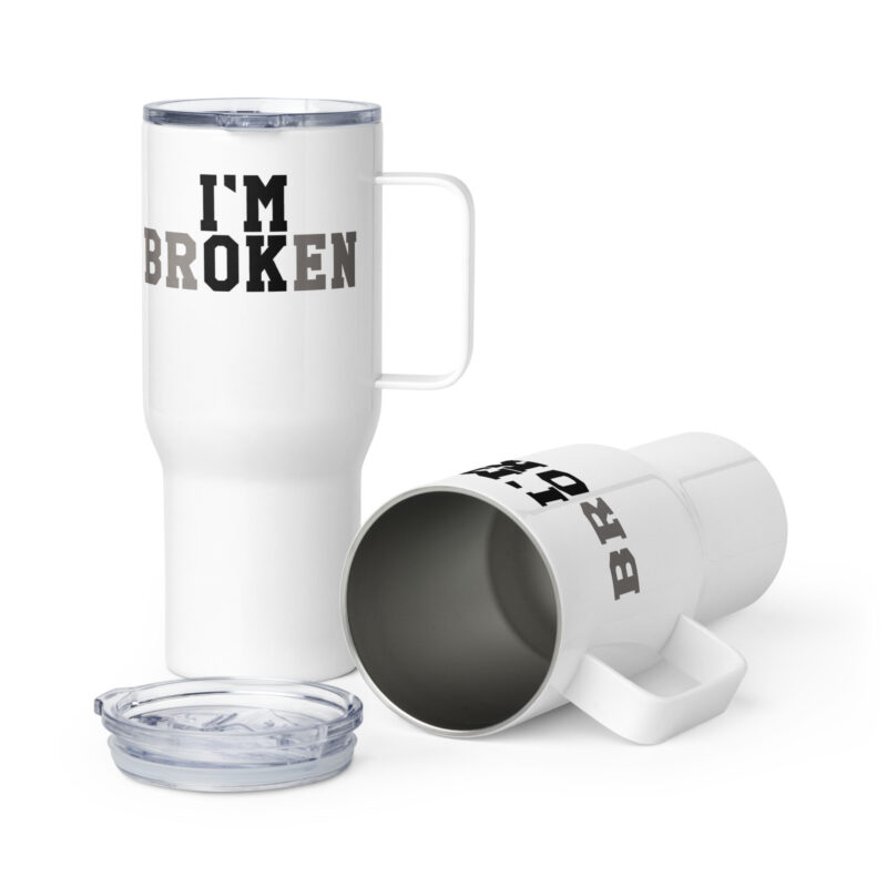 I'm Broken - I'm Ok Thermobecher – Accessoires – klamottn.de