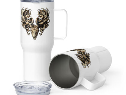 Ornamentaler Hirschschädel Thermobecher – Accessoires – klamottn.de Ornamentaler Hirschschädel Thermobecher – Accessoires – klamottn.de