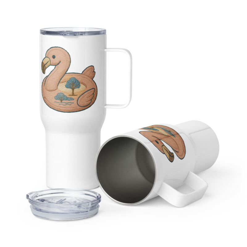 Flamingo Oase Thermobecher – Accessoires – klamottn.de