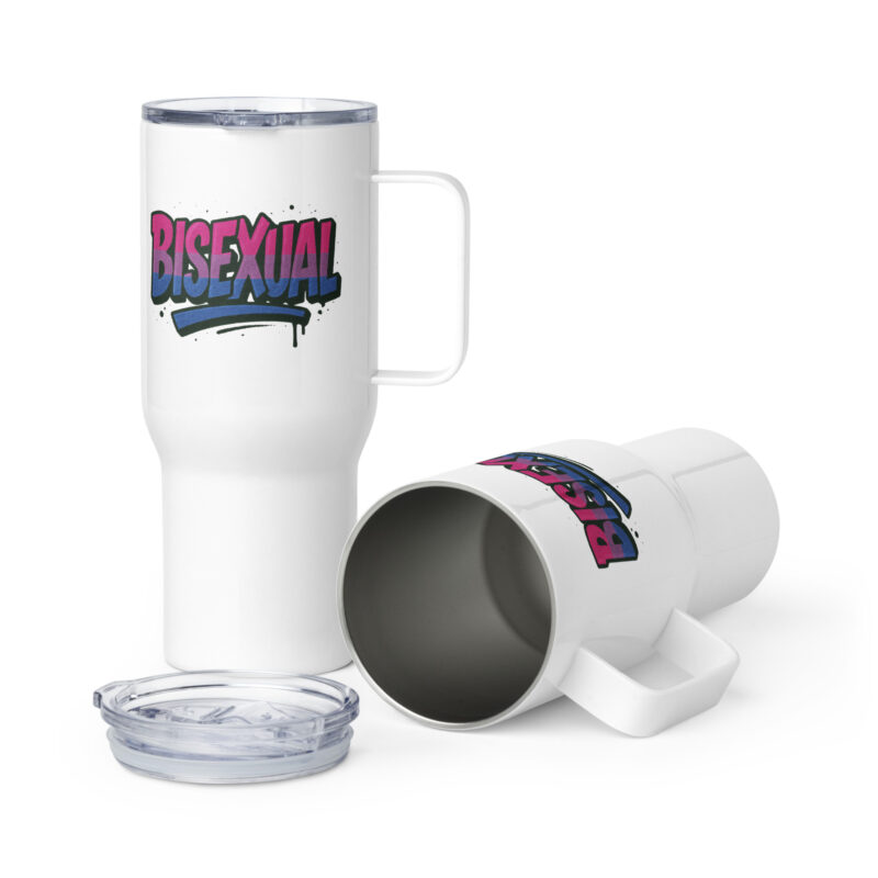 Bisexual Graffiti Statement Thermobecher – Accessoires – klamottn.de