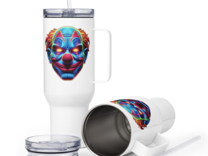 Albtraum Clown Thermobecher – Accessoires – klamottn.de Albtraum Clown Thermobecher – Accessoires – klamottn.de