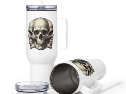 Dreifacher Totenschädel Thermobecher – Accessoires – klamottn.de Dreifacher Totenschädel Thermobecher – Accessoires – klamottn.de