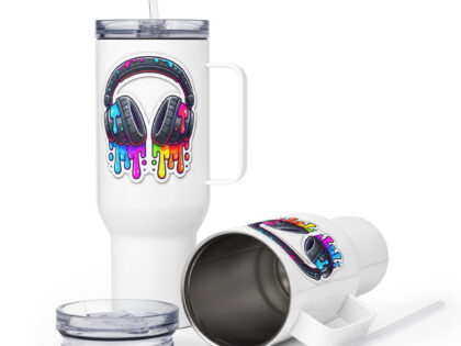 Kopfhörer im Farbrausch Thermobecher – Accessoires – klamottn.de Kopfhörer im Farbrausch Thermobecher – Accessoires – klamottn.de