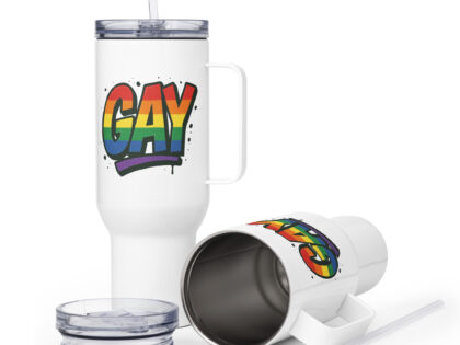Gay Graffiti Pride Thermobecher – Accessoires – klamottn.de