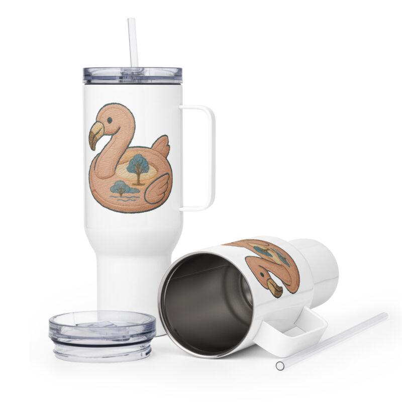 Flamingo Oase Thermobecher – Accessoires – klamottn.de