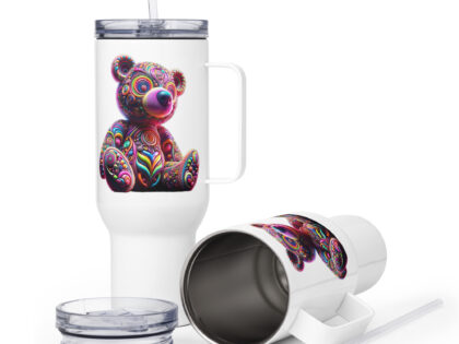 Psychedelic Bär Thermobecher – Accessoires – klamottn.de Psychedelic Bär Thermobecher – Accessoires – klamottn.de