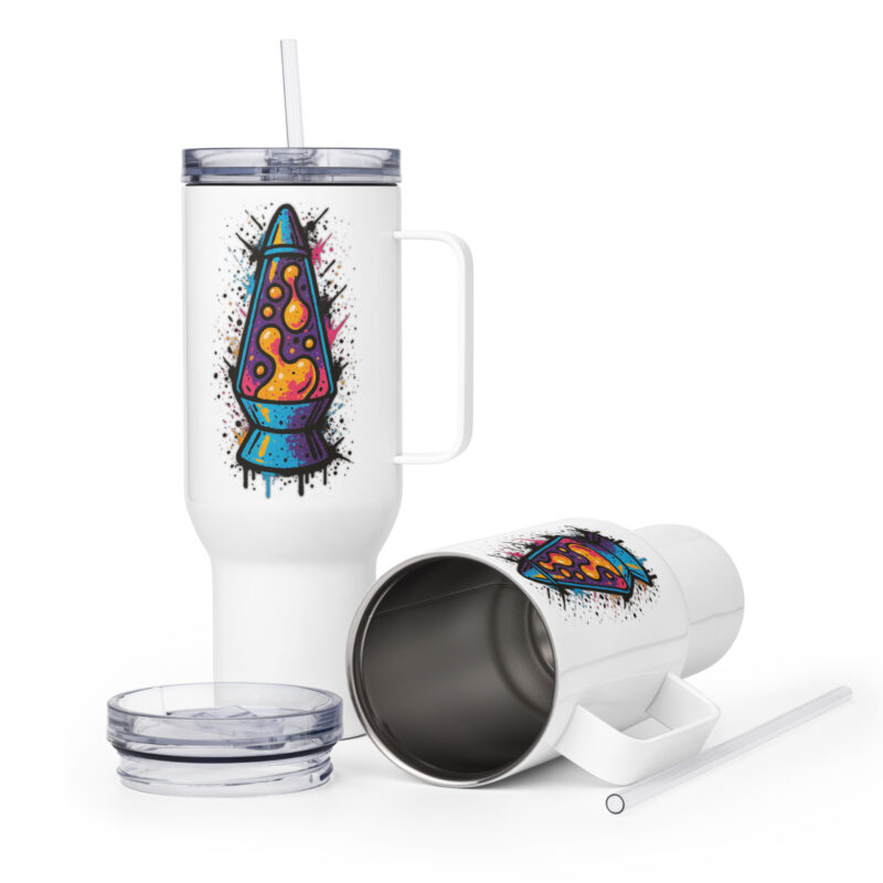 Psychedelische Lavalampen Vibes Thermobecher – Accessoires – klamottn.de