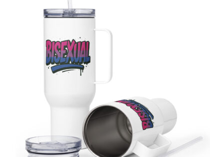Bisexual Graffiti Statement Thermobecher – Accessoires – klamottn.de Bisexual Graffiti Statement Thermobecher – Accessoires – klamottn.de