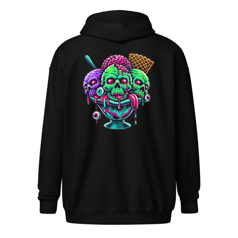 Zombie-Sundae Unisex Heavy-Blend Zip Hoodie – Jacken – klamottn.de