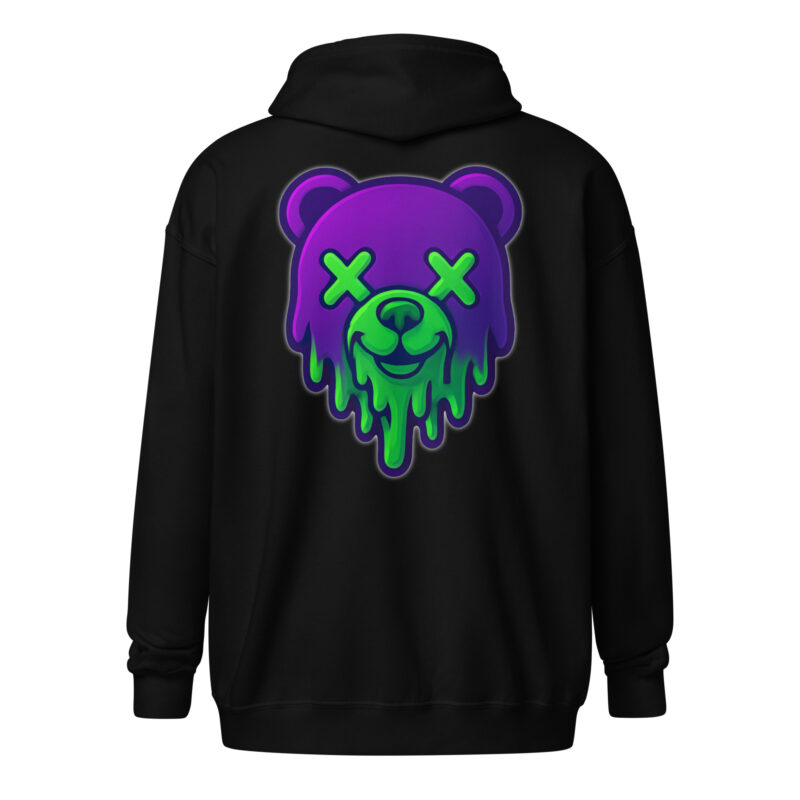 Toxic Bear Vibes Unisex Heavy-Blend Zip Hoodie – Jacken – klamottn.de