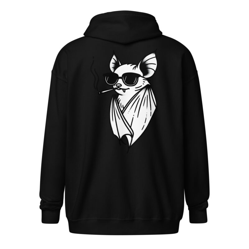 Fledermaus-Vampir Unisex Heavy-Blend Zip Hoodie – Jacken – klamottn.de