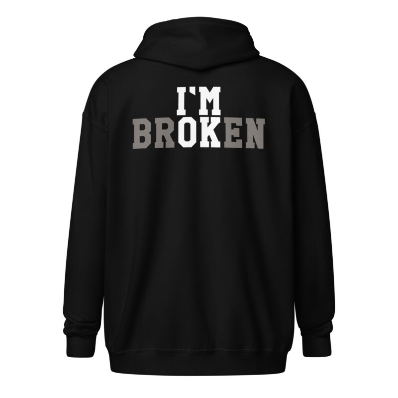 I'm Broken - I'm Ok Unisex Heavy-Blend Zip Hoodie – Jacken – klamottn.de
