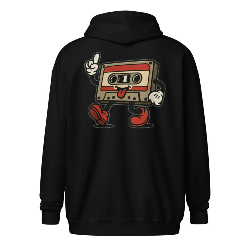 Retro Kassette Unisex Heavy-Blend Zip Hoodie – Zip Hoodies – klamottn.de