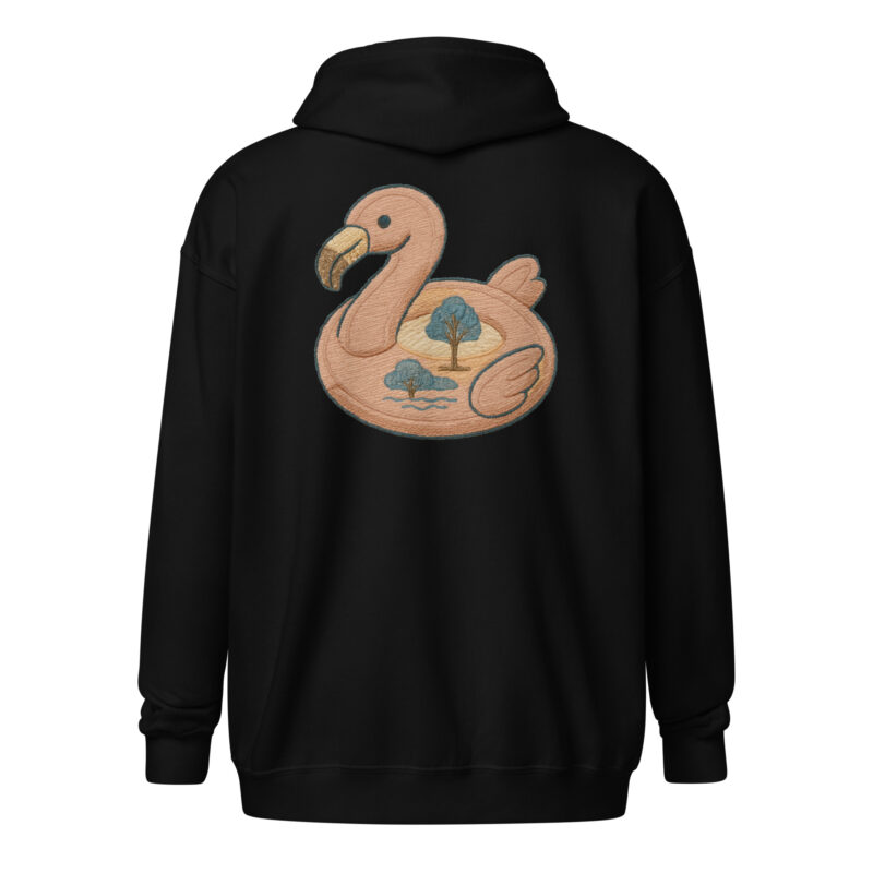 Flamingo Oase Unisex Heavy-Blend Zip Hoodie – Zip Hoodies – klamottn.de
