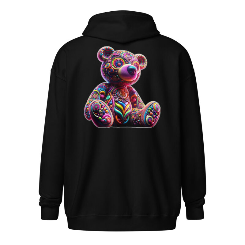 Psychedelic Bär Unisex Heavy-Blend Zip Hoodie – Zip Hoodies – klamottn.de