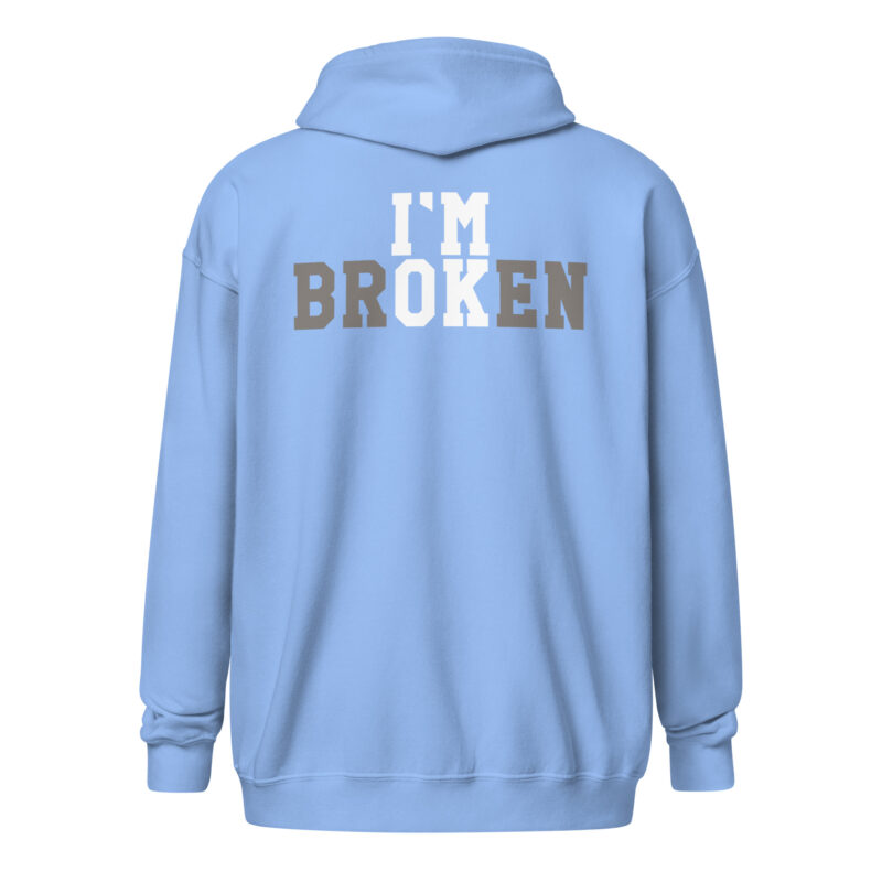 I'm Broken - I'm Ok Unisex Heavy-Blend Zip Hoodie – Jacken – klamottn.de