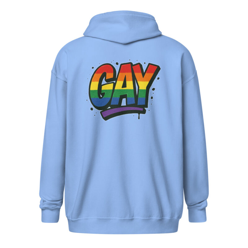 Gay Graffiti Pride Unisex Heavy-Blend Zip Hoodie – Zip Hoodies – klamottn.de