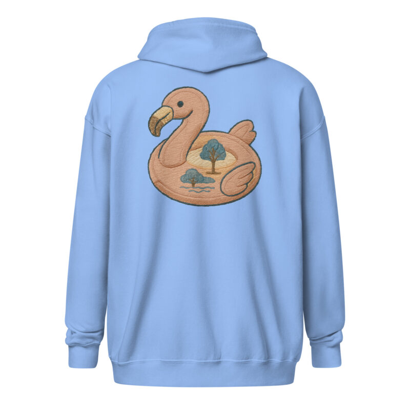 Flamingo Oase Unisex Heavy-Blend Zip Hoodie – Zip Hoodies – klamottn.de