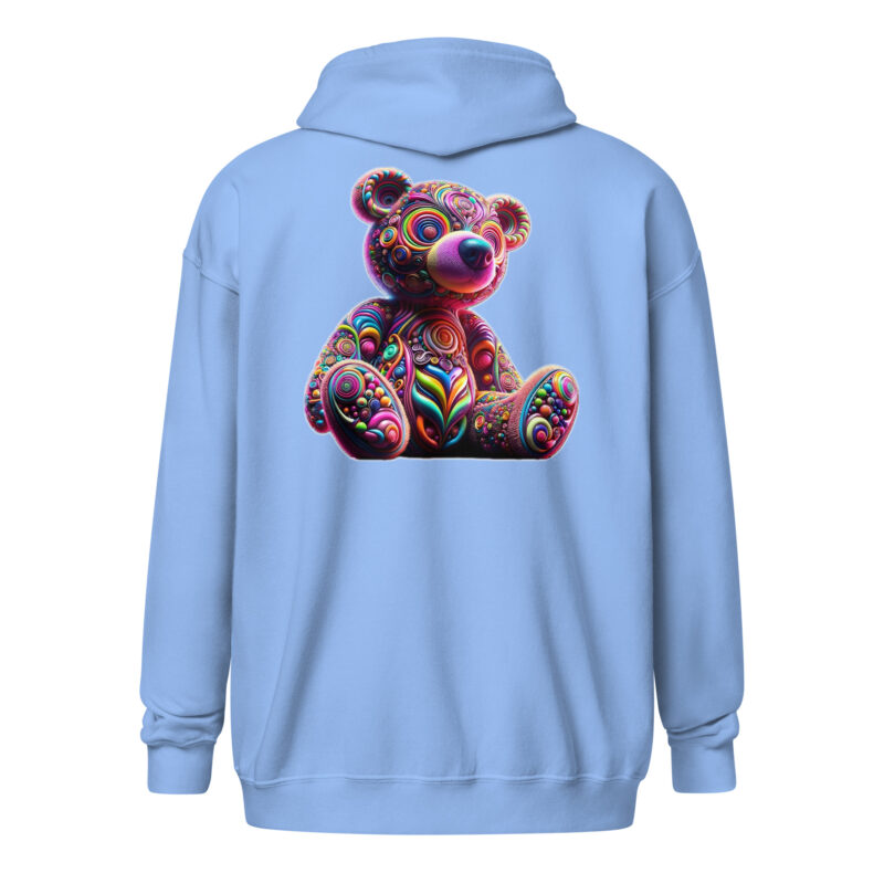 Psychedelic Bär Unisex Heavy-Blend Zip Hoodie – Zip Hoodies – klamottn.de