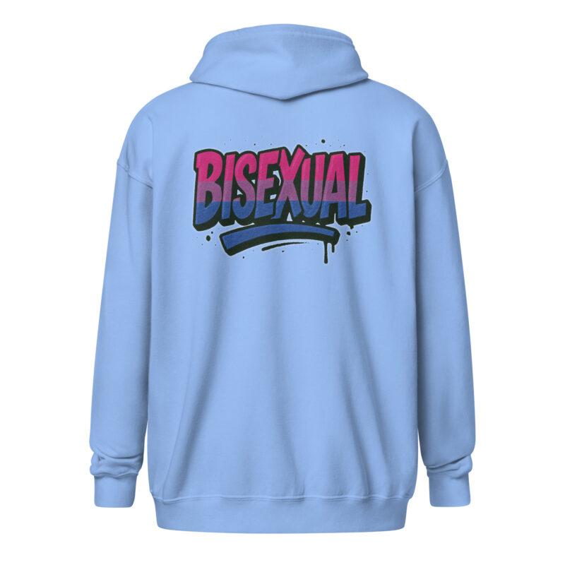Bisexual Graffiti Statement Unisex Heavy-Blend Zip Hoodie – Zip Hoodies – klamottn.de