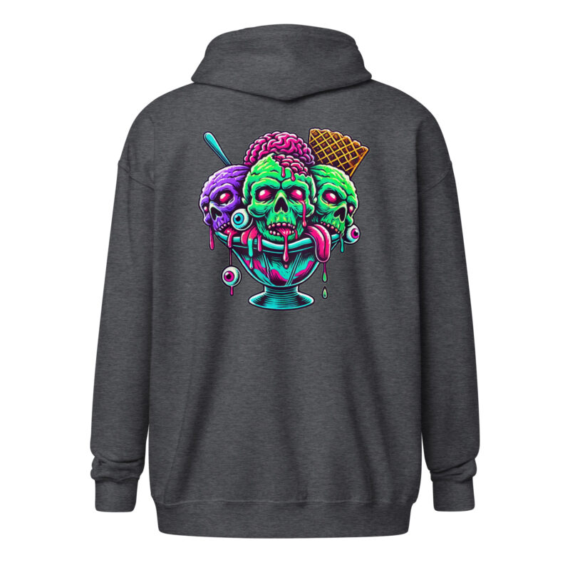 Zombie-Sundae Unisex Heavy-Blend Zip Hoodie – Jacken – klamottn.de