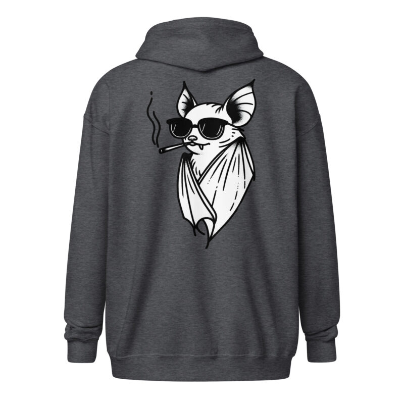 Fledermaus-Vampir Unisex Heavy-Blend Zip Hoodie – Jacken – klamottn.de