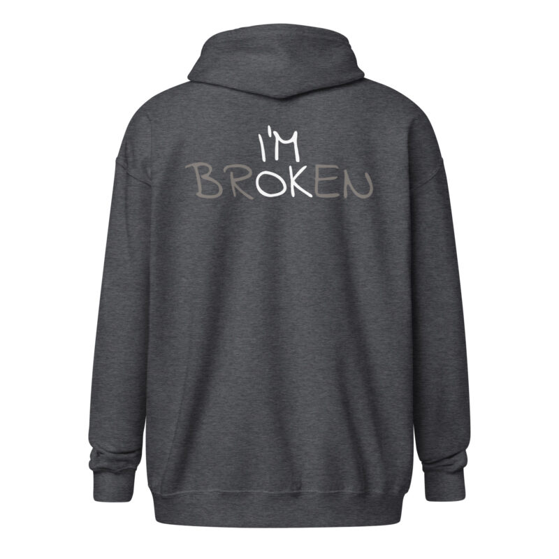 I'm Ok - I'm Broken Unisex Heavy-Blend Zip Hoodie – Jacken – klamottn.de