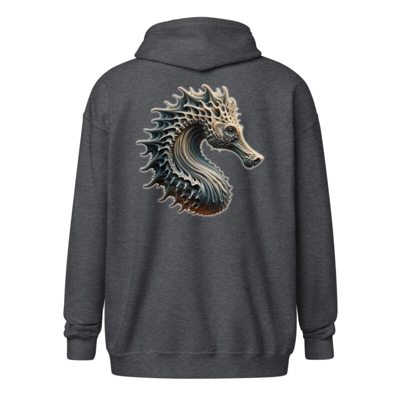 Mystisches Seepferdchen Unisex Heavy-Blend Zip Hoodie – Zip Hoodies – klamottn.de