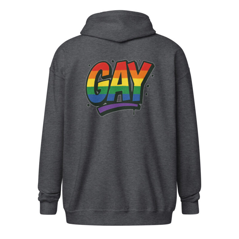 Gay Graffiti Pride Unisex Heavy-Blend Zip Hoodie – Zip Hoodies – klamottn.de