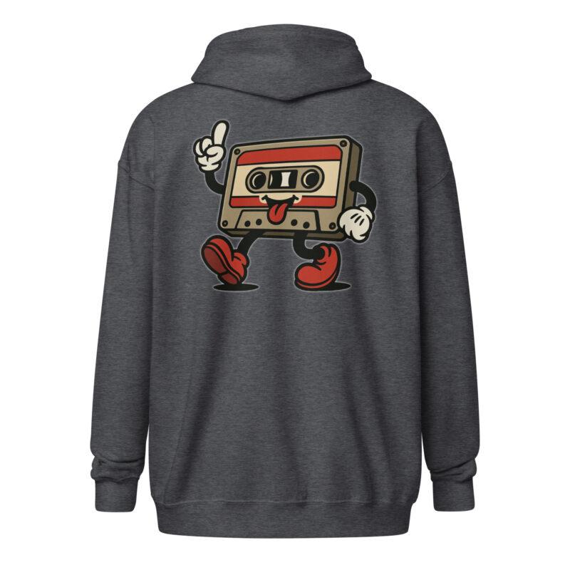 Retro Kassette Unisex Heavy-Blend Zip Hoodie – Zip Hoodies – klamottn.de