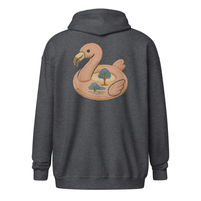 Flamingo Oase Unisex Heavy-Blend Zip Hoodie – Zip Hoodies – klamottn.de