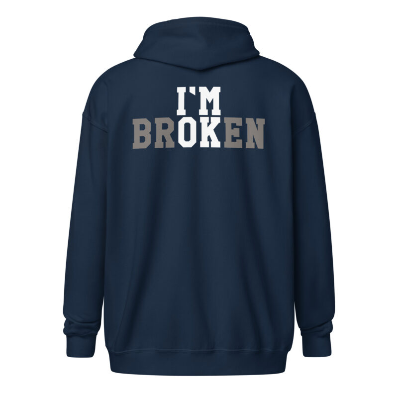 I'm Broken - I'm Ok Unisex Heavy-Blend Zip Hoodie – Jacken – klamottn.de