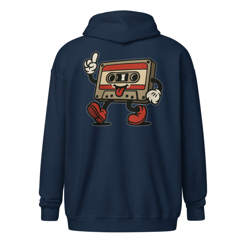 Retro Kassette Unisex Heavy-Blend Zip Hoodie – Zip Hoodies – klamottn.de