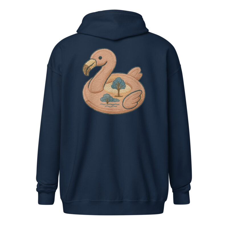 Flamingo Oase Unisex Heavy-Blend Zip Hoodie – Zip Hoodies – klamottn.de