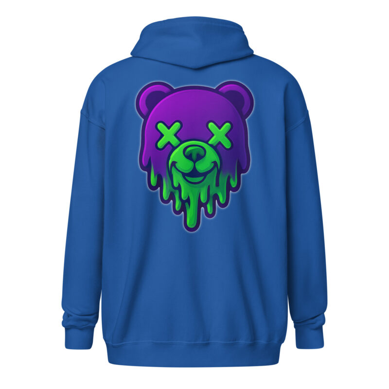 Toxic Bear Vibes Unisex Heavy-Blend Zip Hoodie – Jacken – klamottn.de