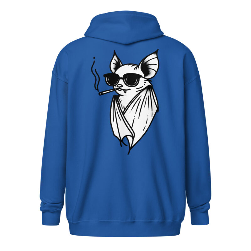 Fledermaus-Vampir Unisex Heavy-Blend Zip Hoodie – Jacken – klamottn.de