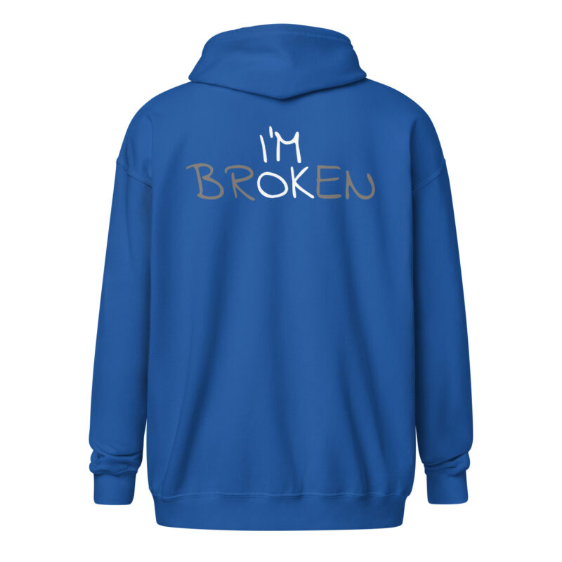 I'm Ok - I'm Broken Unisex Heavy-Blend Zip Hoodie – Jacken – klamottn.de