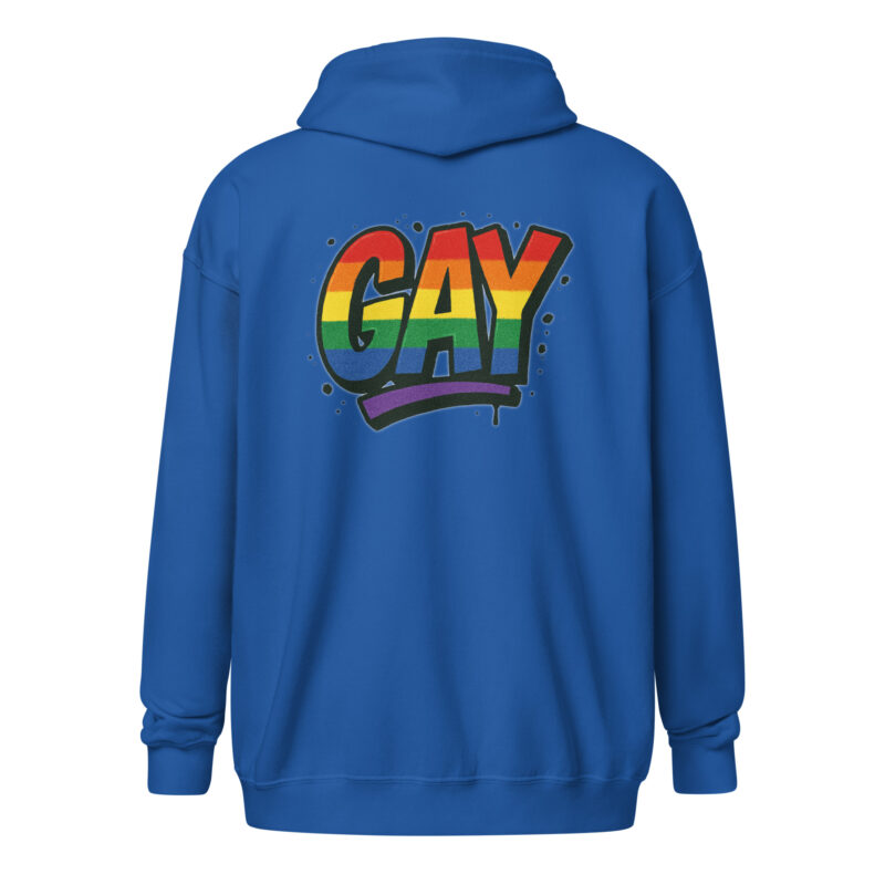 Gay Graffiti Pride Unisex Heavy-Blend Zip Hoodie – Zip Hoodies – klamottn.de