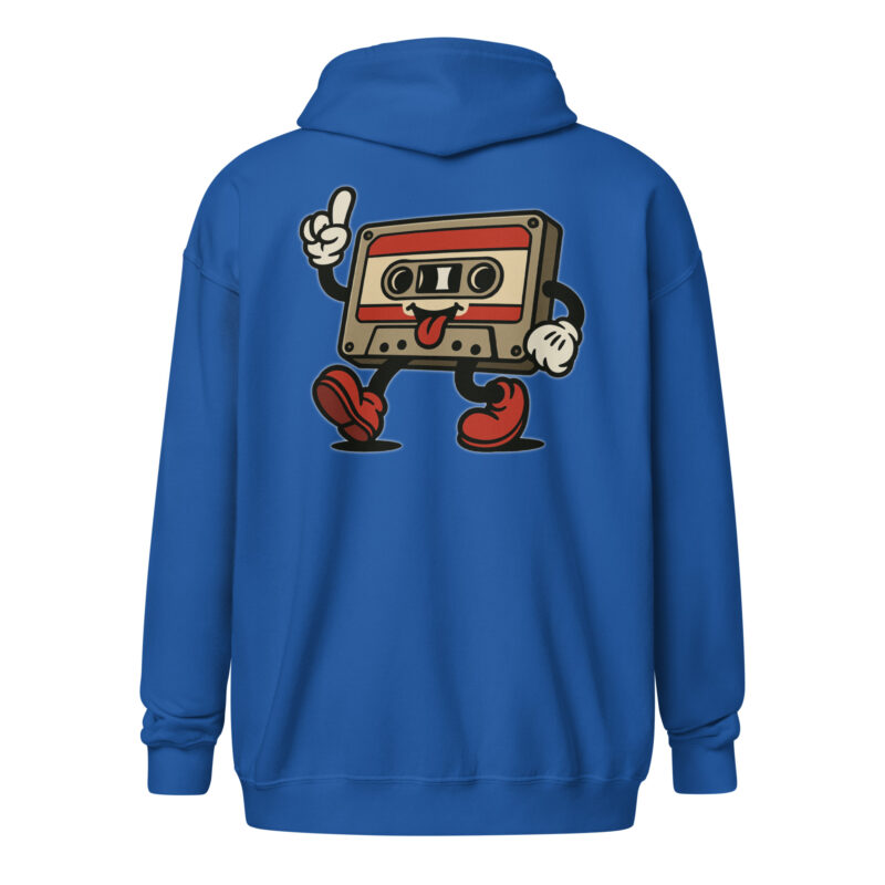 Retro Kassette Unisex Heavy-Blend Zip Hoodie – Zip Hoodies – klamottn.de