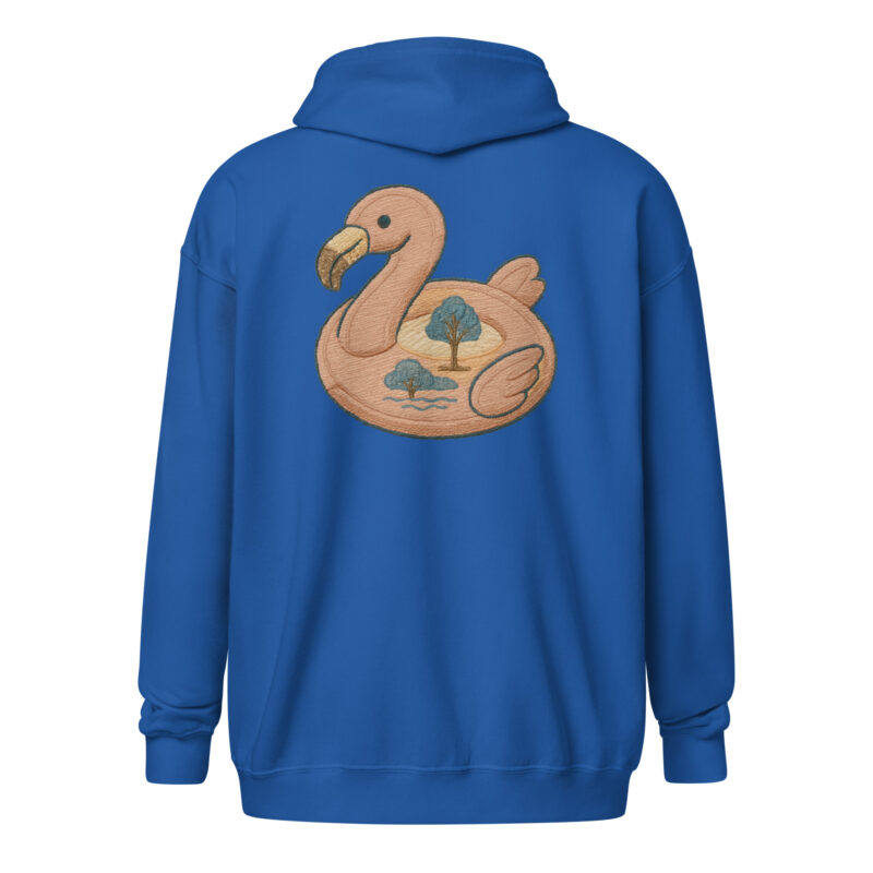Flamingo Oase Unisex Heavy-Blend Zip Hoodie – Zip Hoodies – klamottn.de