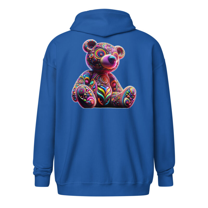 Psychedelic Bär Unisex Heavy-Blend Zip Hoodie – Zip Hoodies – klamottn.de