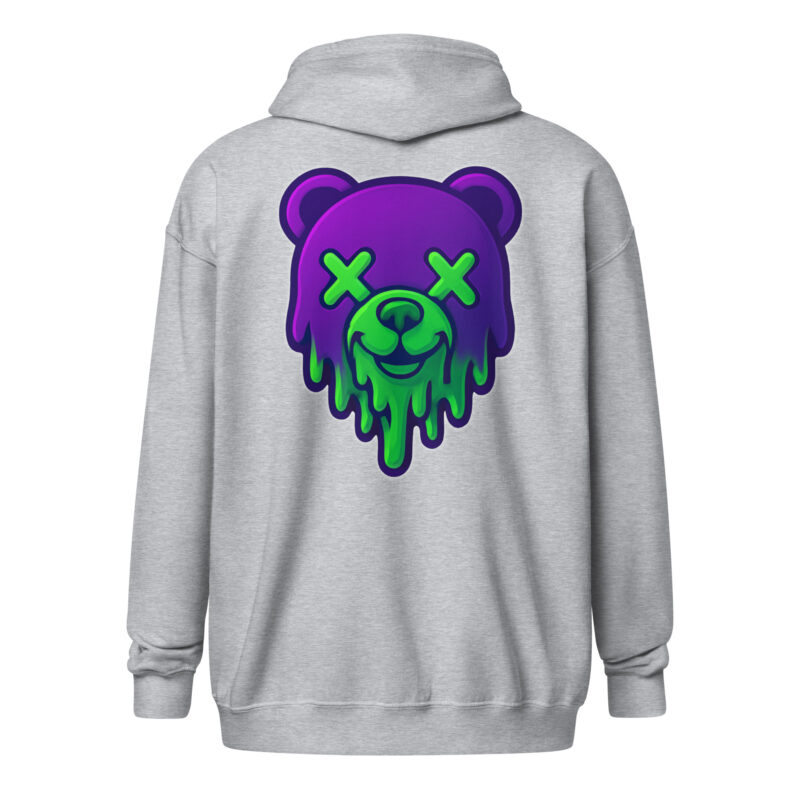 Toxic Bear Vibes Unisex Heavy-Blend Zip Hoodie – Jacken – klamottn.de