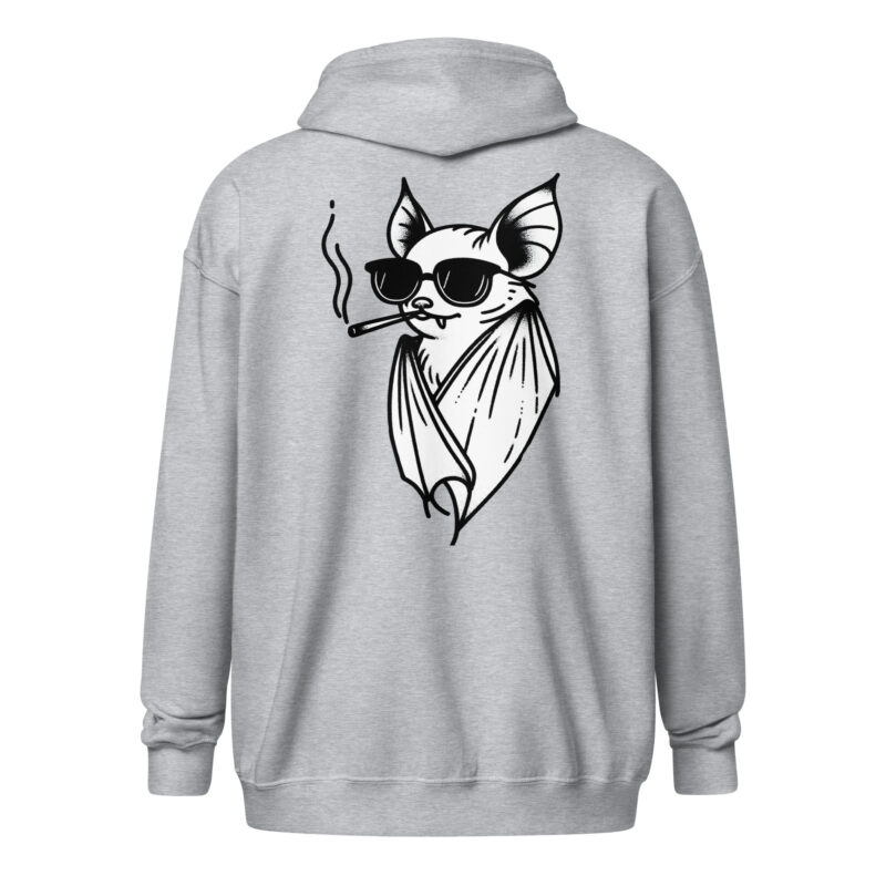Fledermaus-Vampir Unisex Heavy-Blend Zip Hoodie – Jacken – klamottn.de
