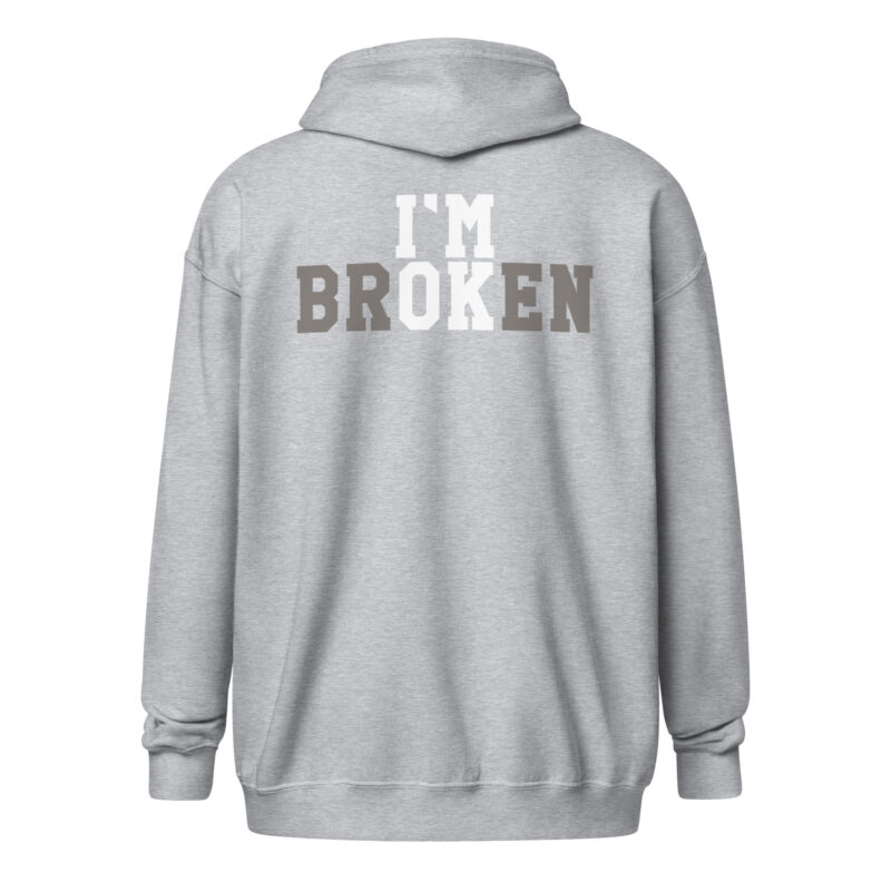 I'm Broken - I'm Ok Unisex Heavy-Blend Zip Hoodie – Jacken – klamottn.de
