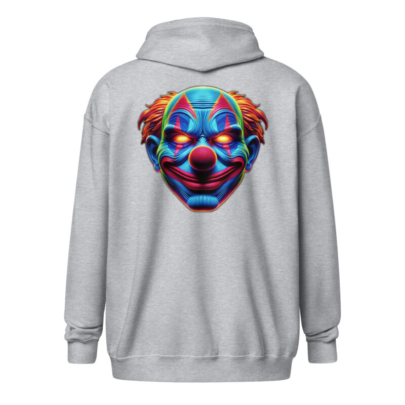 Albtraum Clown Unisex Heavy-Blend Zip Hoodie – Zip Hoodies – klamottn.de