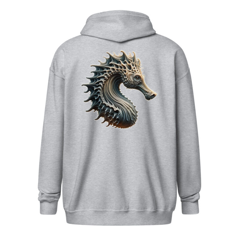 Mystisches Seepferdchen Unisex Heavy-Blend Zip Hoodie – Zip Hoodies – klamottn.de