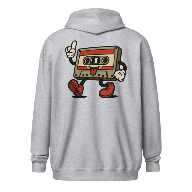 Retro Kassette Unisex Heavy-Blend Zip Hoodie – Zip Hoodies – klamottn.de